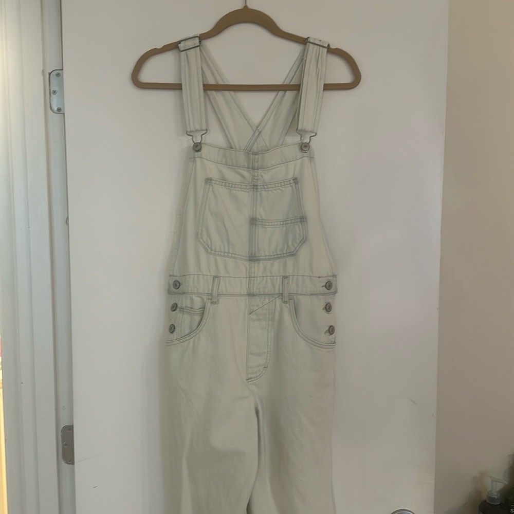 Free People We The Free Ziggy Denim Overalls Size Small